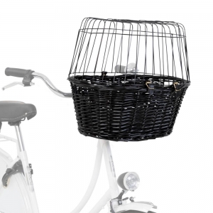 Front bicycle basket, 50 × 41 × 35 cm, black