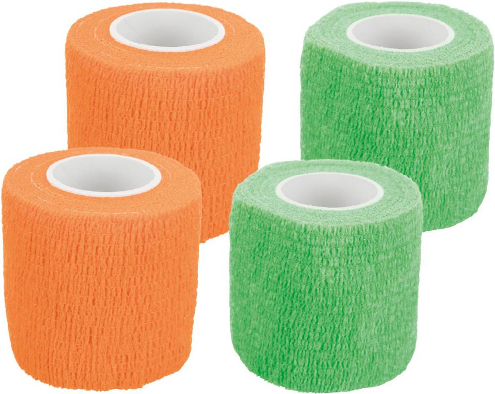 Bandages with Bitter Substance, self-adhesive, 5 cm/4.5 m, 4 pcs.