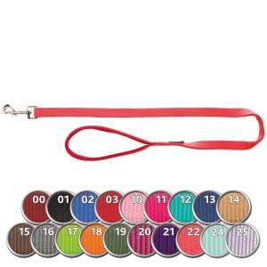 Premium leash, M–L: 1.00 m/20 mm, caramel