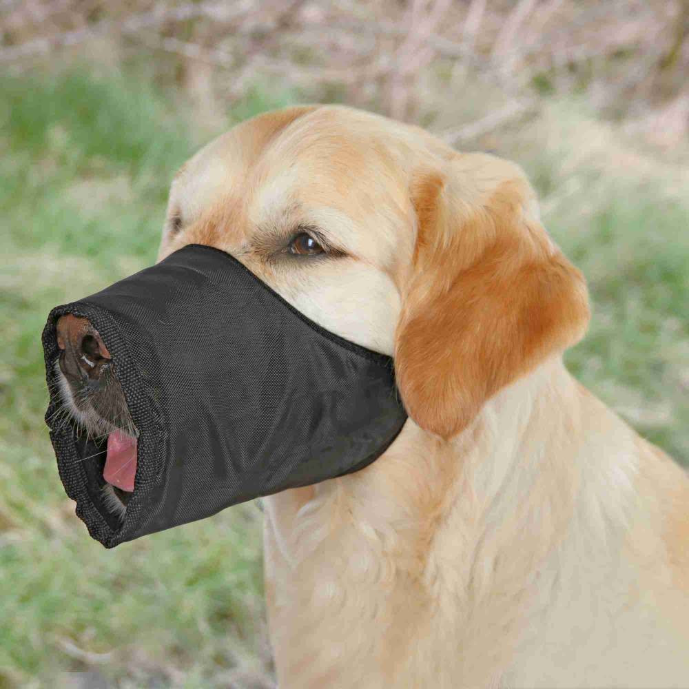 Muzzle, polyester, S–M: 15–36 cm, black