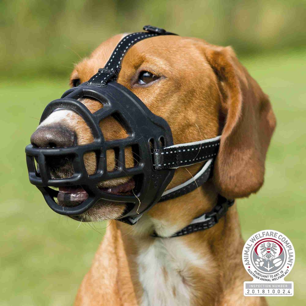 Muzzle Flex muzzle, silicone, S, black