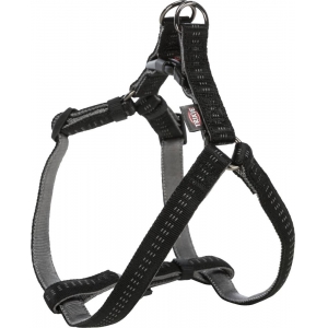 Softline Elegance One Touch harness, XS–S: 30–40 cm/10 mm, black/graphite