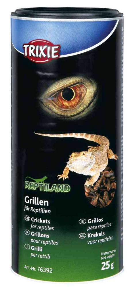 Reptiilidele Crickets dried 250ml/25g/kilgid kuivatatud