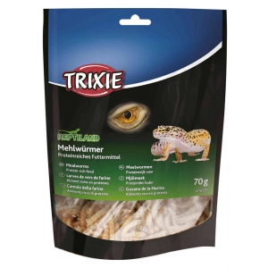 Reptiilidele Mealworms dried 70g/jahuussid kuivatatud