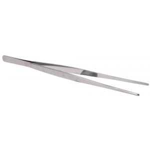 Feeding tweezers, straight, 30 cm