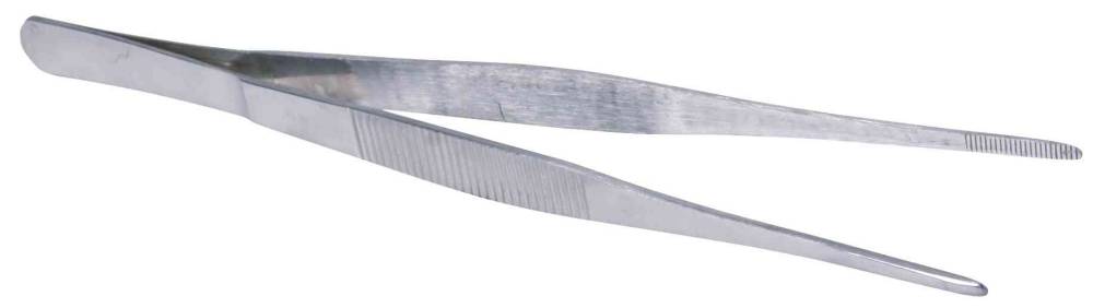 Feeding tweezers, straight, 20 cm