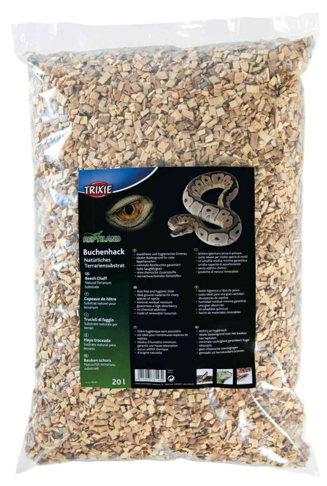 Beech chaff, natural terrarium substrate, 20 l