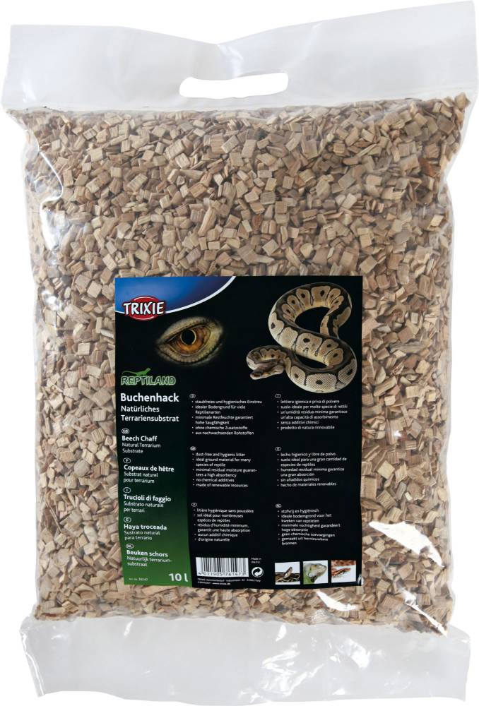 Beech chaff, natural terrarium substrate, 10 l