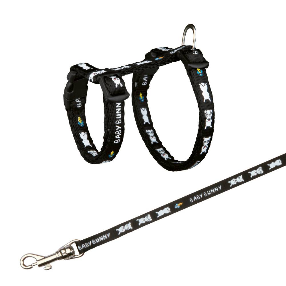 Harness with leash, small rabbits, 20–33 cm/8 mm, 1.25 m