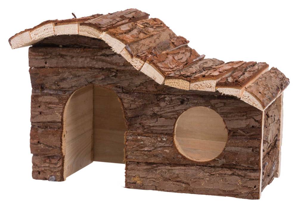 Hanna house, hamsters, bark wood, 26 × 16 × 15 cm