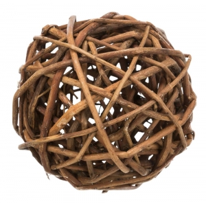 Wicker ball, ø 10 cm