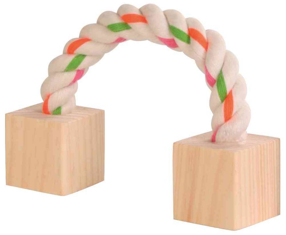 Toy with wooden blocks, 20 cm