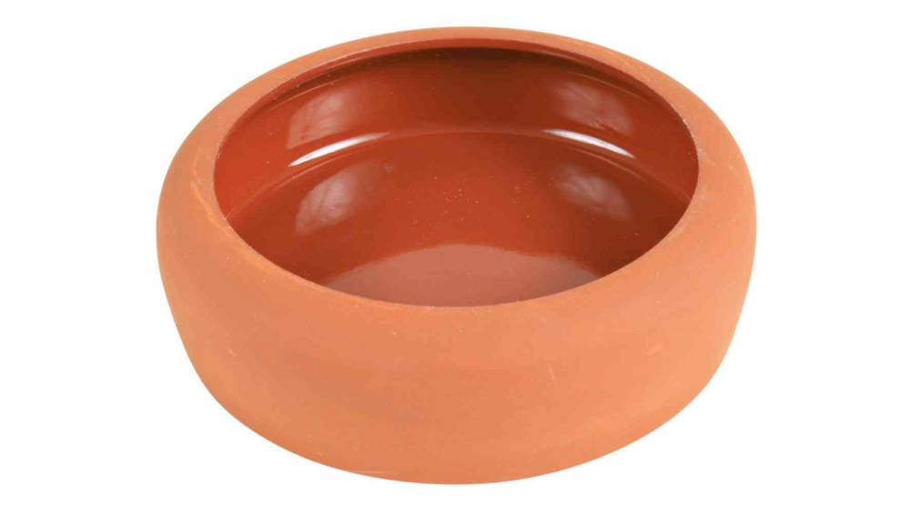 Bowl with rounded rim, ceramic, 250 ml/ø 13 cm, terracotta