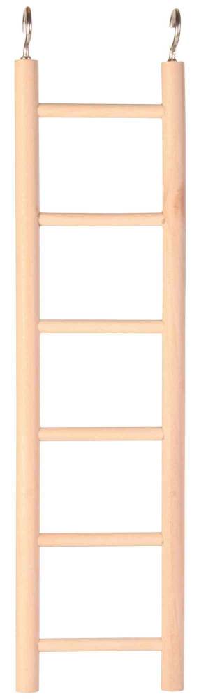 Ladder, wood, 6 rungs/28 cm