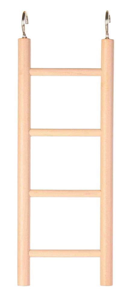 Ladder, wood, 4 rungs/20 cm