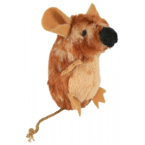 Mouse with microchip, plush, catnip, 8 cm