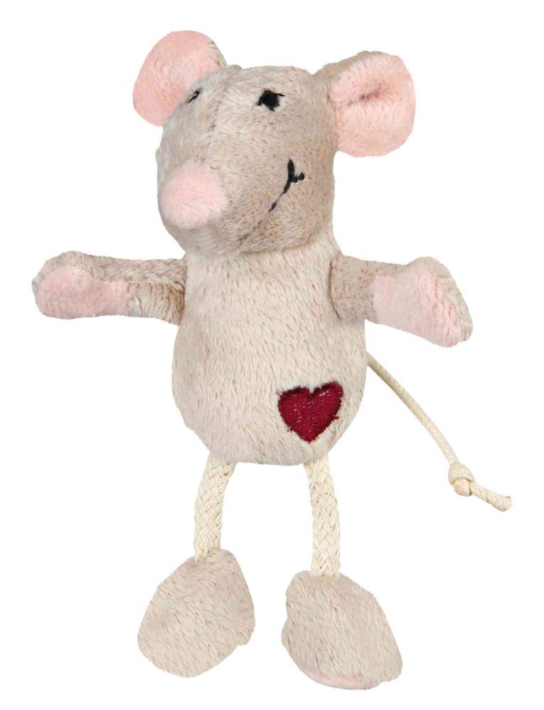 Kassi mänguasi Mouse plush 11cm beige