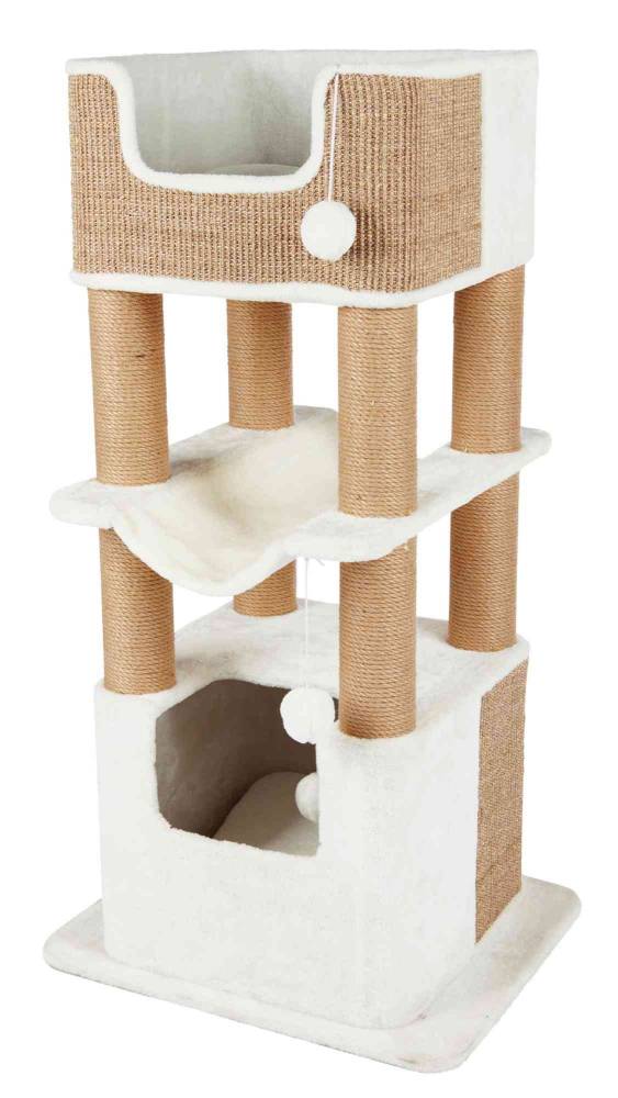 Lucano scratching post XXL, 110 cm, white/taupe