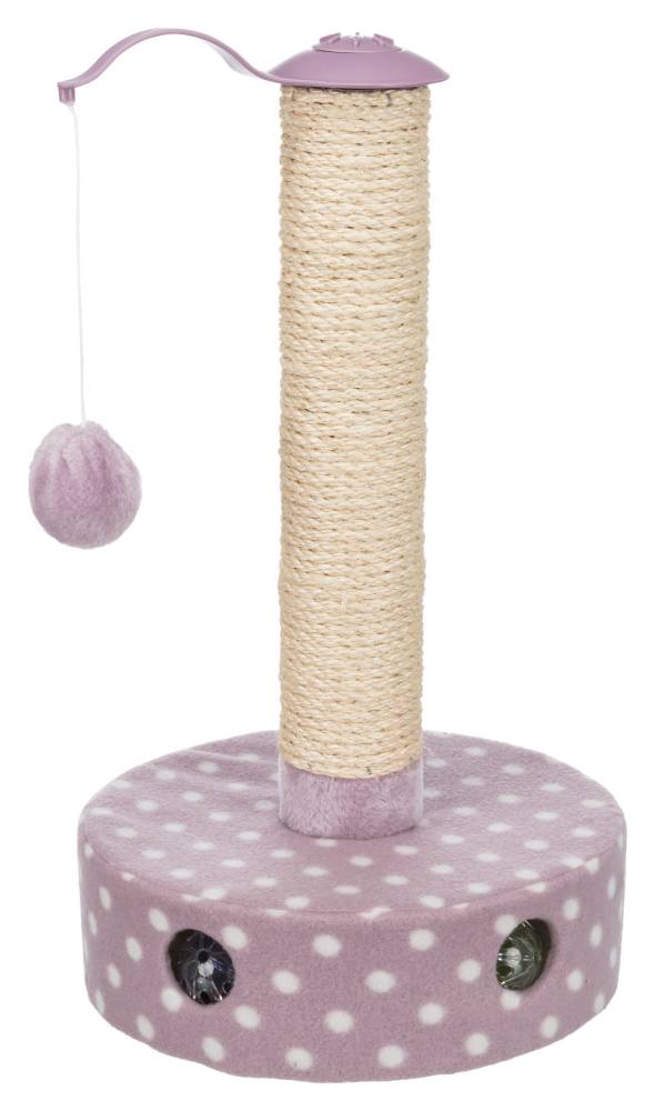 Junior scratching post, fleece, 47 cm, light lilac