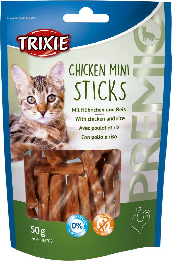 PREMIO Chicken Mini Sticks, 50 g