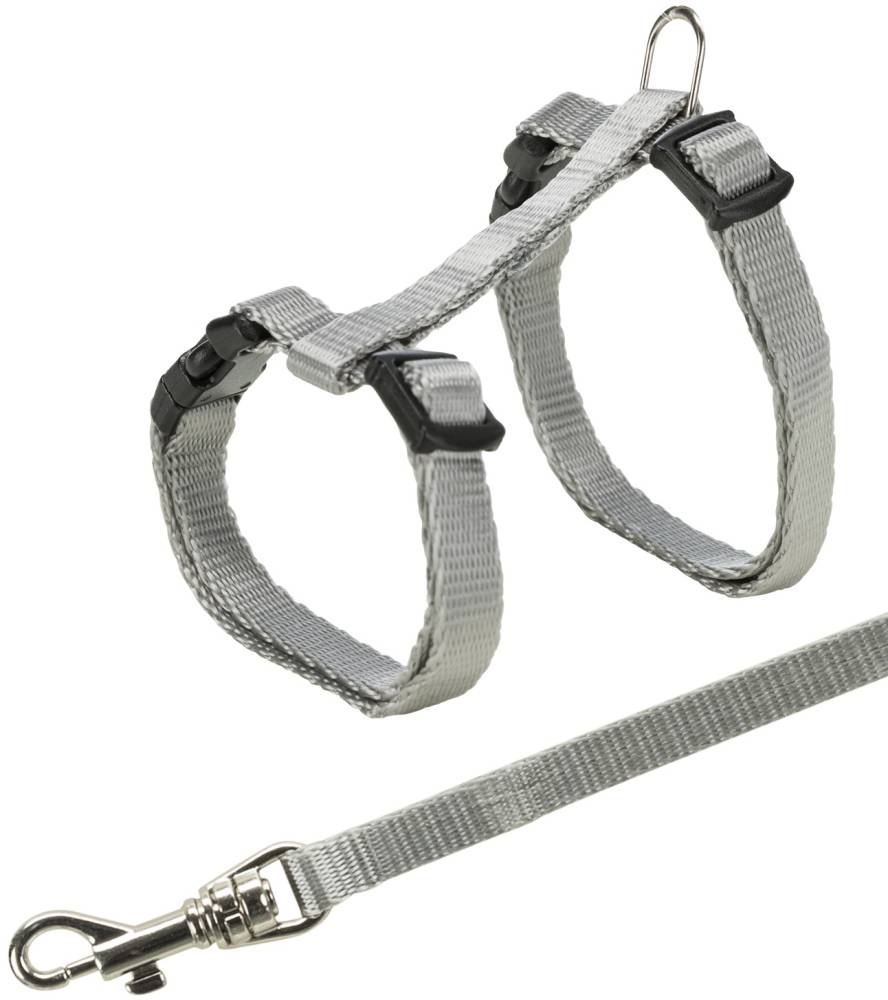 Junior Kitten harness with leash, 19–31 cm/8 mm, 1.20 m