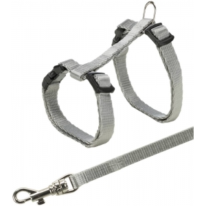 Junior Kitten harness with leash, 19–31 cm/8 mm, 1.20 m