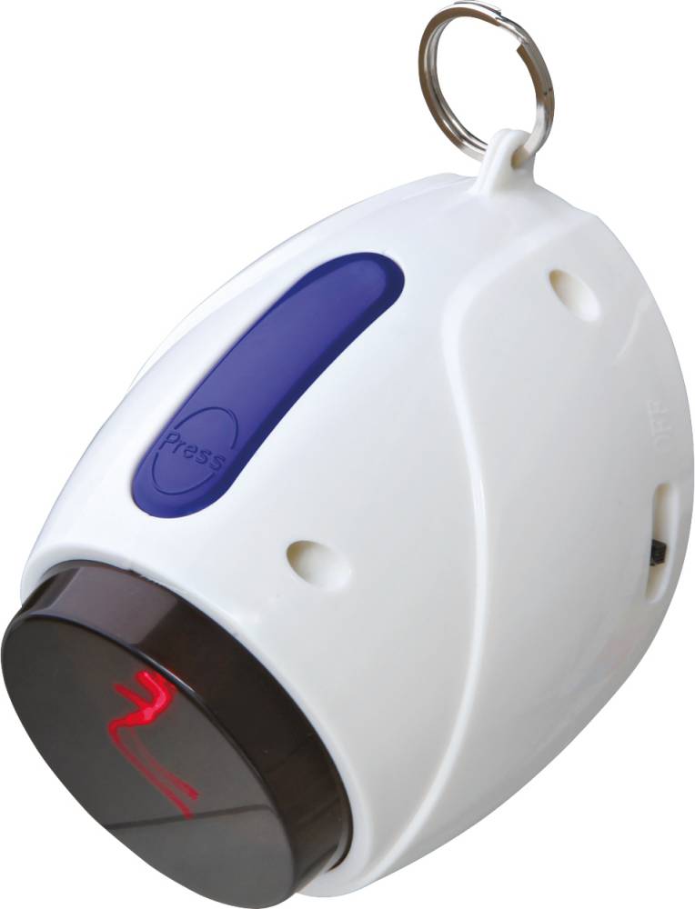 Kassi mänguasi Moving Laser Pointer 11cm white/blue