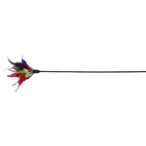 Playing rod feathers, plastic, 50 cm