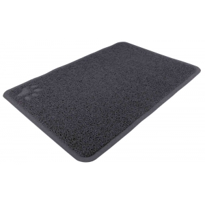 Cat litter tray mat, PVC, 40 × 60 cm, anthracite