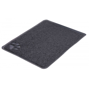 Cat litter tray mat, PVC, 37 × 45 cm, anthracite