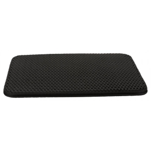 Cat litter tray sieve-mat, EVA, 35 × 45 cm, black