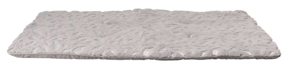 Feather Lying Mat, 100 × 70 cm, grey/silver