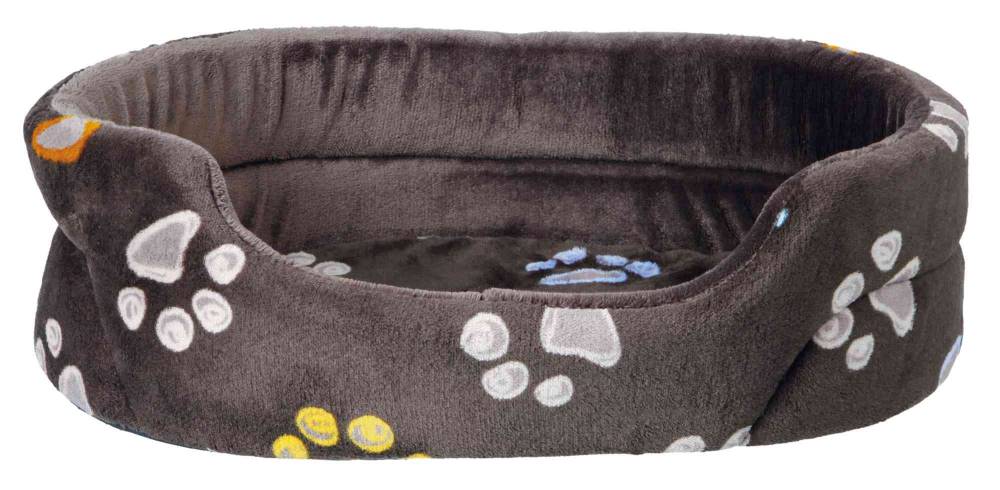 Jimmy bed, oval, 45 × 35 cm, taupe