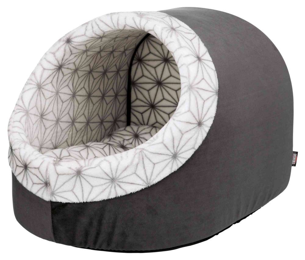 Diamond cuddly cave, 38 × 33 × 45 cm, anthracite/white