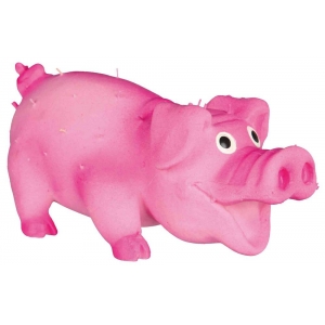 Bristle pig, latex/polyester fleece, 10 cm