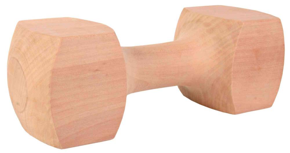 Wooden retrieving dumbbell, angular, 28 cm, approx. 1,000 g