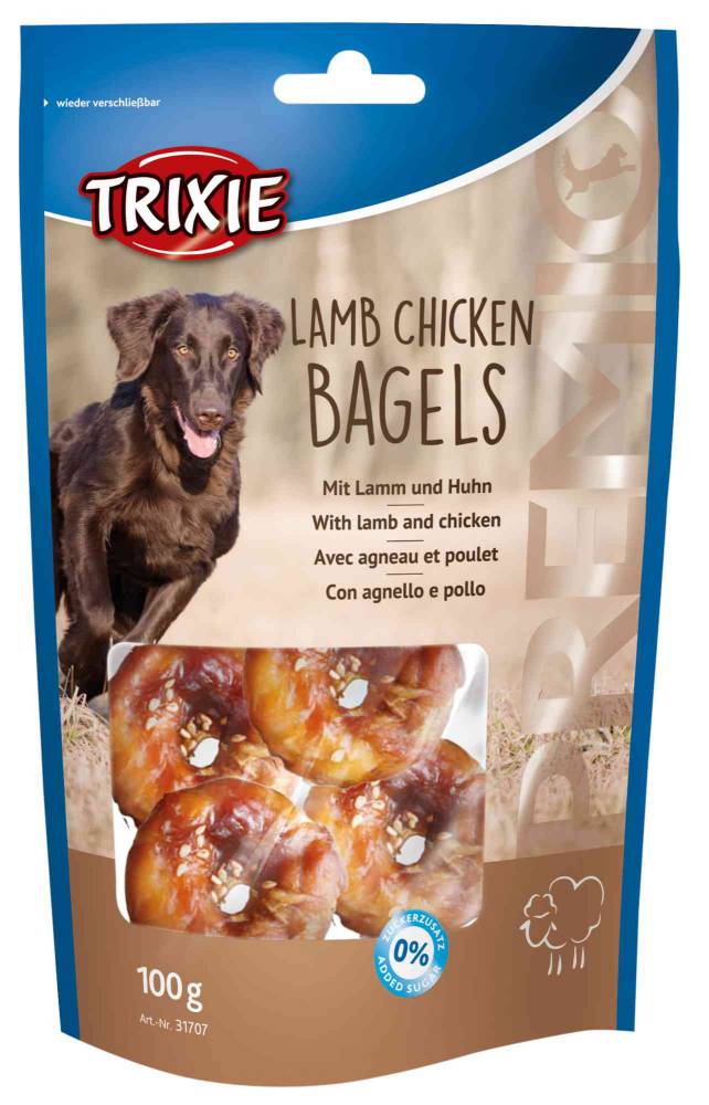 PREMIO Lamb Chicken Bagels, 100 g