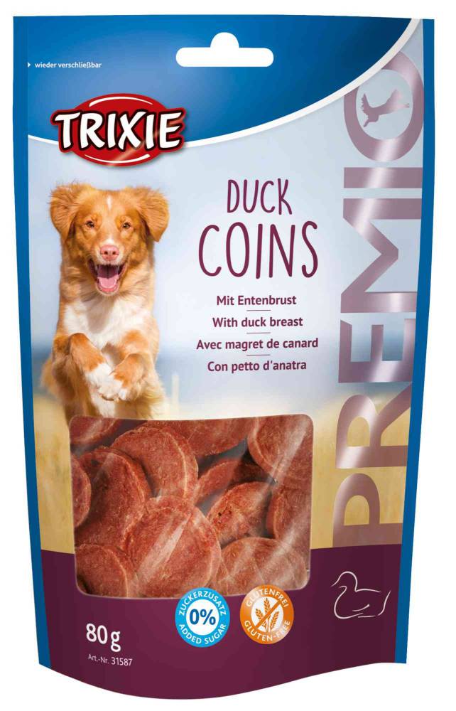 Koera maius PREMIO Duck Coins 80g