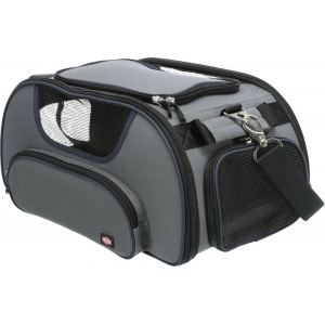 Transpordikott Wings airline carrier, 28 x 23 x 46 cm, hall/sinine