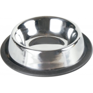 Bowl, stainless steel/rubber base ring, 0.2 l/ø 15 cm