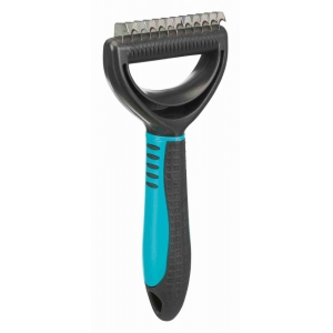 Universal groomer, coarse, plastic/metal prongs, 7 × 18 cm