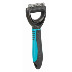 Universal groomer, coarse, plastic/metal prongs, 6 × 18 cm