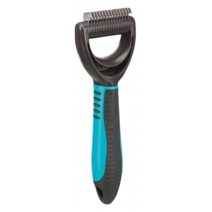 Universal groomer, medium, plastic/metal prongs, 5 × 18 cm