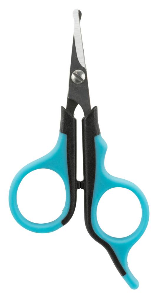 Face and paw scissors, plastic/stainless steel, 8 cm