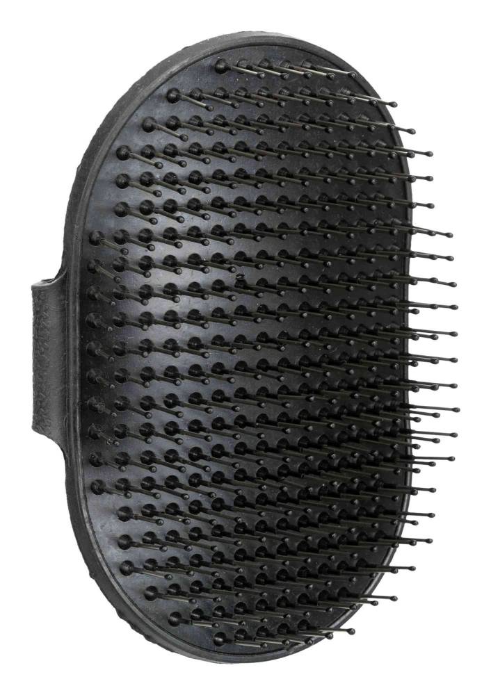 Care brush, rubber, 8 × 13 cm