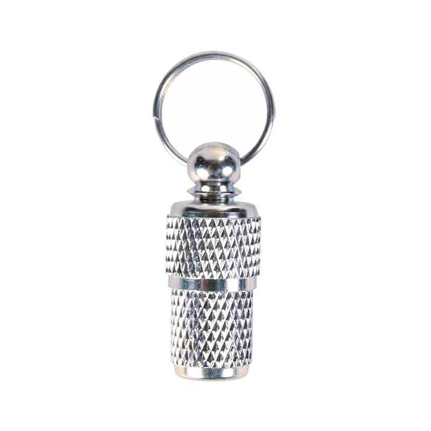 I.D. tag, chrome