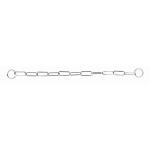 Long link choke chain, 46 cm/3.0 mm