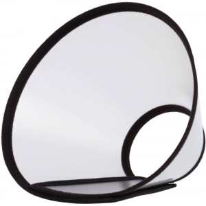 Protective collar, plastic, hook and loop fastener, M: 36–43 cm/18 cm