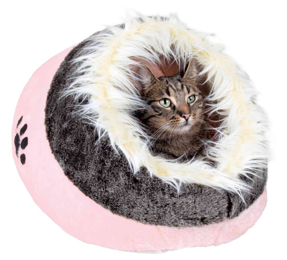 Minou cuddly cave, 35 × 26 × 41 cm, rose/grey