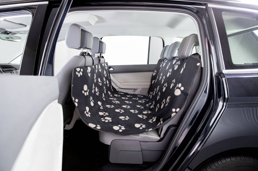 Car seat cover, 1.40 × 1.45 m, black/beige